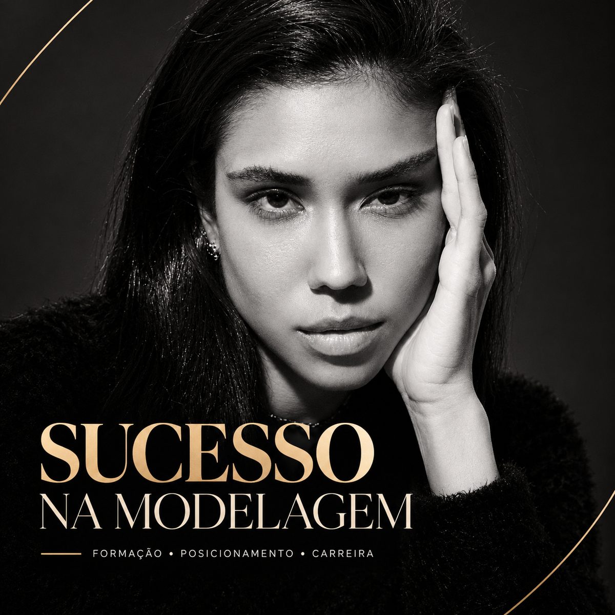 Capa do curso Sucesso na Modelagem com retrato de Julia Pedroni